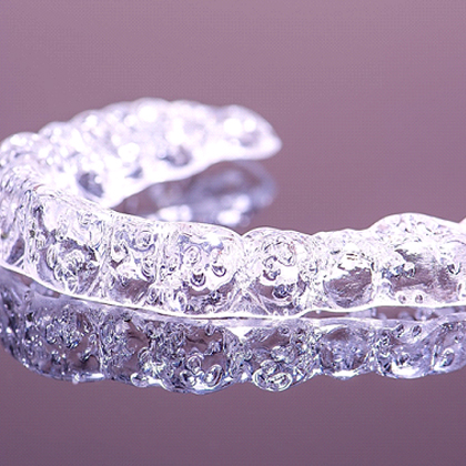 Clear aligner for Invisalign in West Brookfield.